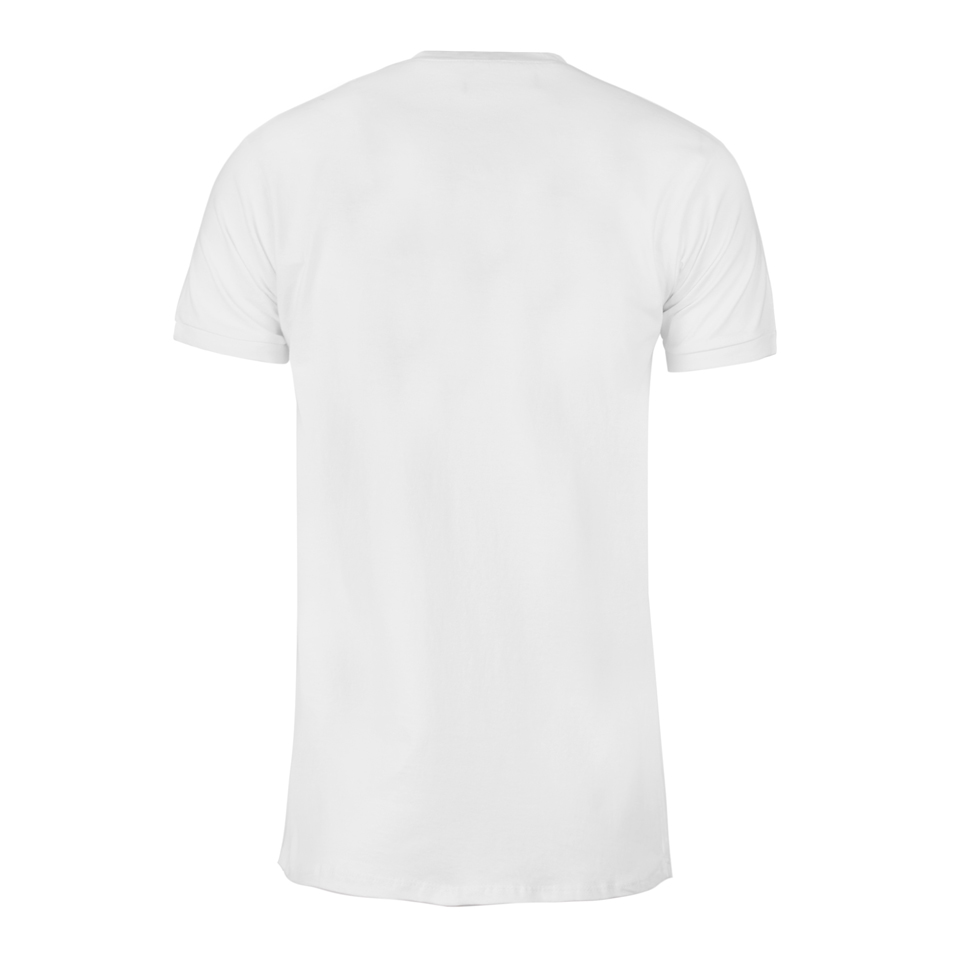 خرید تیشرت مردانه سفید 00201003 - ریبون