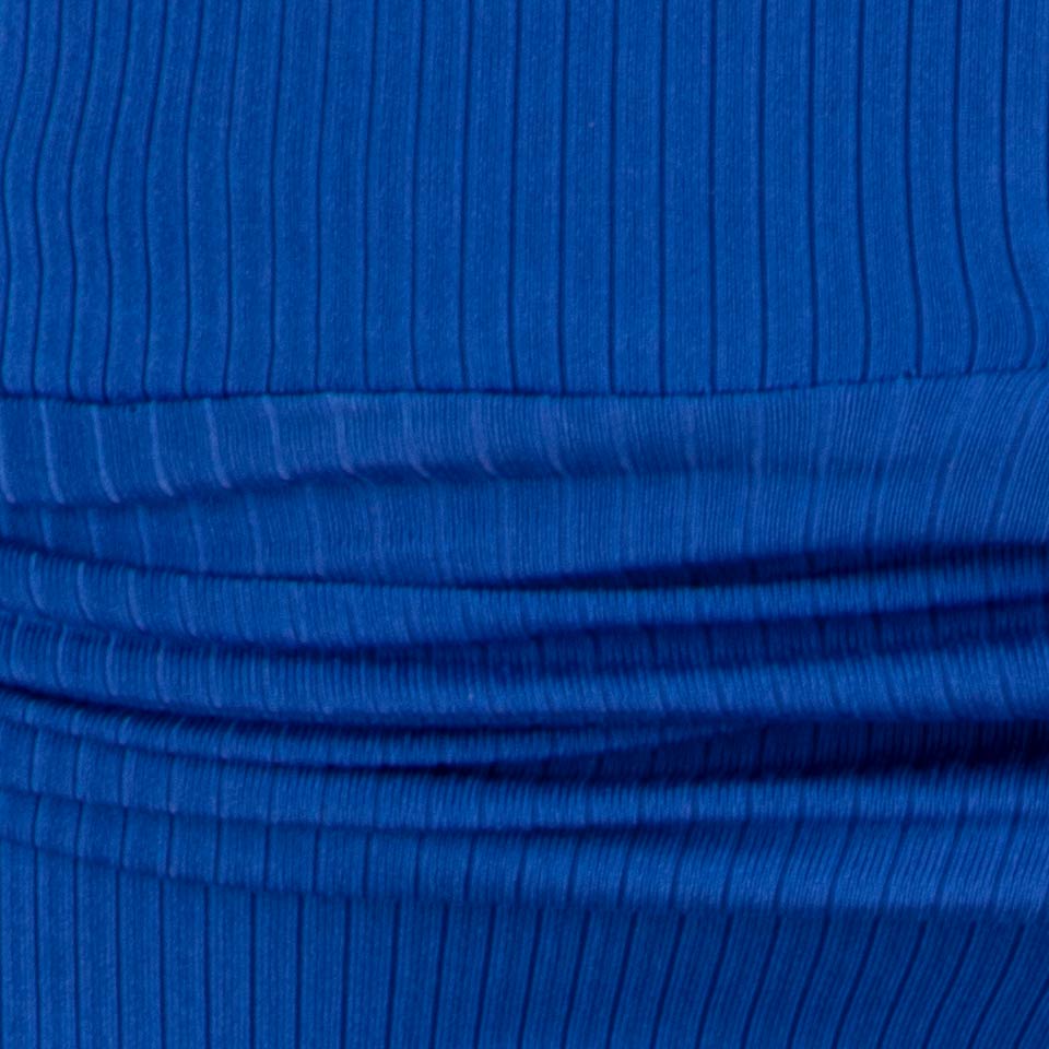 نمایی از پارچه شلوار زنانه آبی طرح نایکی 00402035 - ریبون