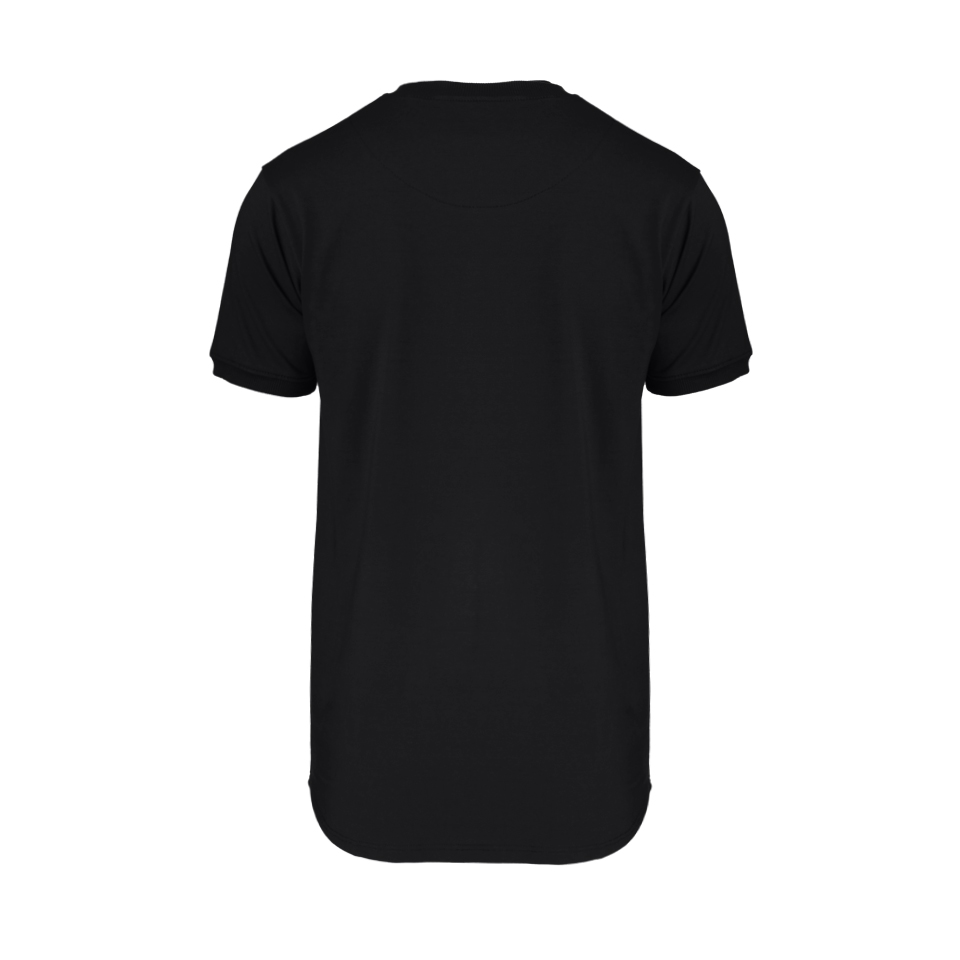 عکس از پشت تی شرت اسپرت پسرونه سیاه ریبون 00201013