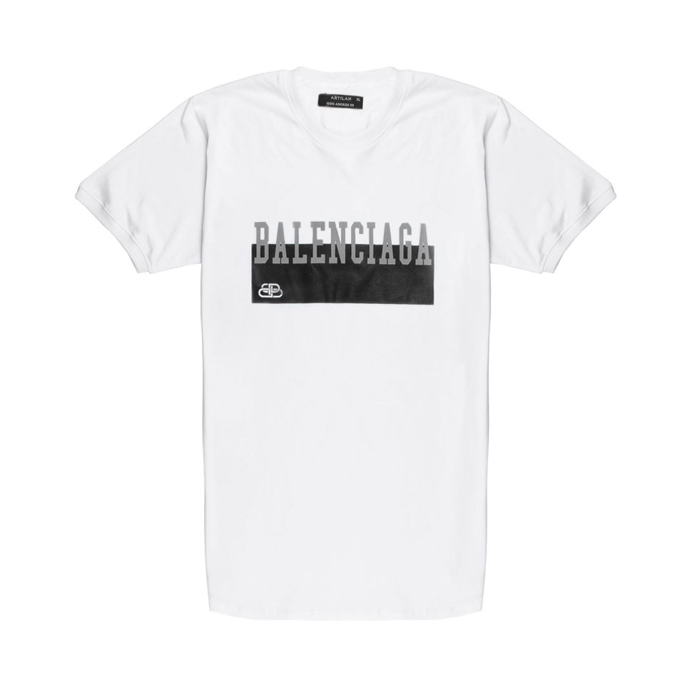 تی شرت چاپی پسرونه سفید ریبون 00201023