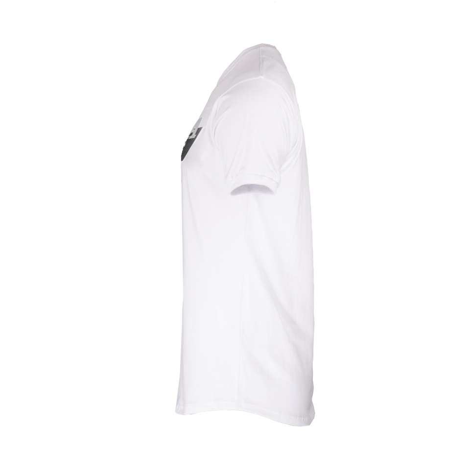 عکس از پهلو تی شرت چاپی پسرونه سفید ریبون 00201023