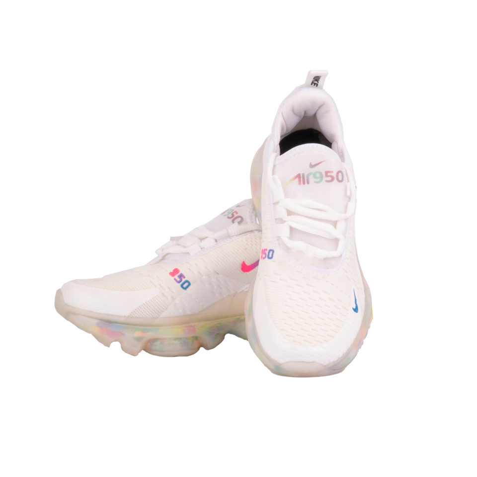 عکس خلاقانه کفش ورزشی زنانه کد 00704001 سفید - ریبون