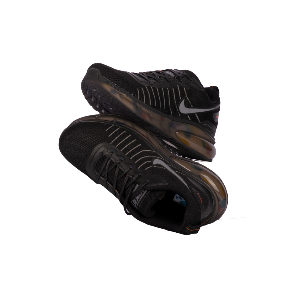عکس از روی کفش ورزشی مردانه کد 00801002 مشکی - ریبون