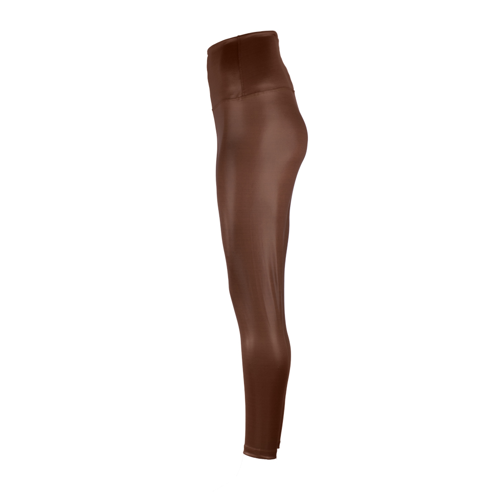 قیمت لگ ورزشی زنانه مدل شاین شکلاتی 00402002 - ریبون
