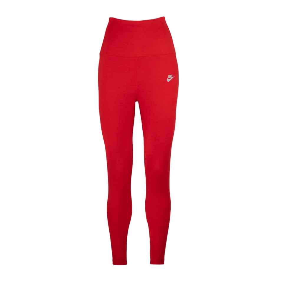 لگ ورزشی قرمز زنانه طرح نایکی ساده 00402043 - ریبون
