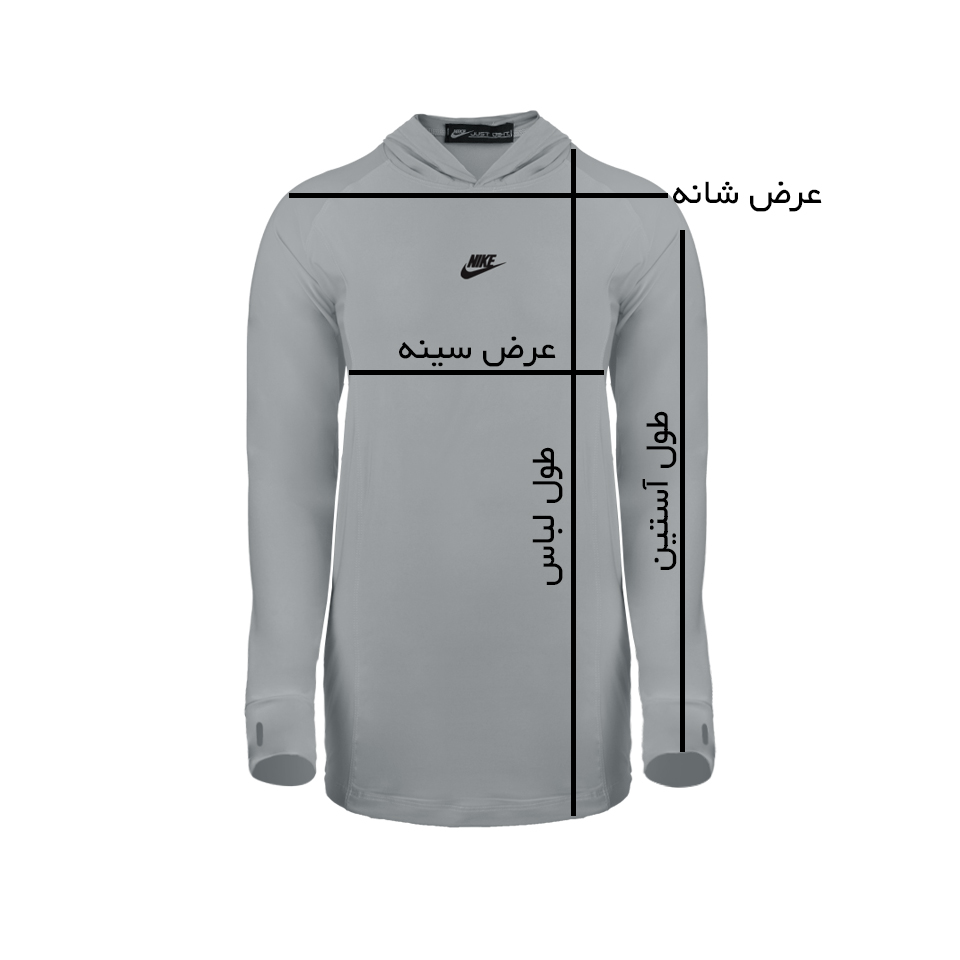  اندازه تیشرت یا بلوز زنانه
