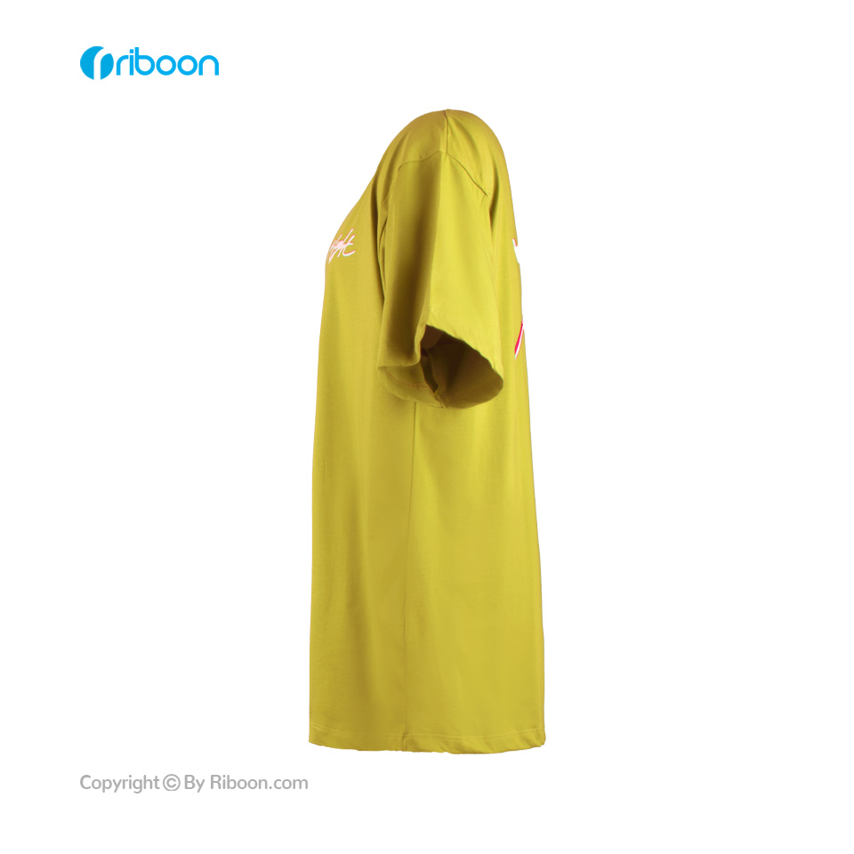 خرید و قیمت تیشرت یقه گرد زرد مردانه 00201050 - ریبون