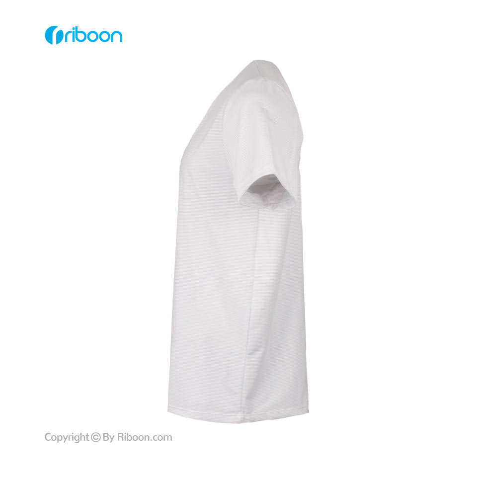 قیمت تیشرت سفید طرحدار چاپی آستین کوتاه ورزشی کد 00301078 - ریبون