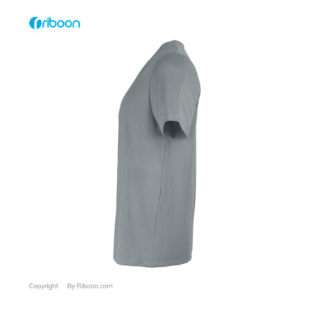 قیمت تیشرت طوسی طرحدار چاپی آستین کوتاه ورزشی کد 00301079- ریبون
