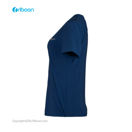 قیمت تیشرت آبی نفتی طرحدار نایکی چاپی آستین کوتاه ورزشی کد 00401071 - ریبون