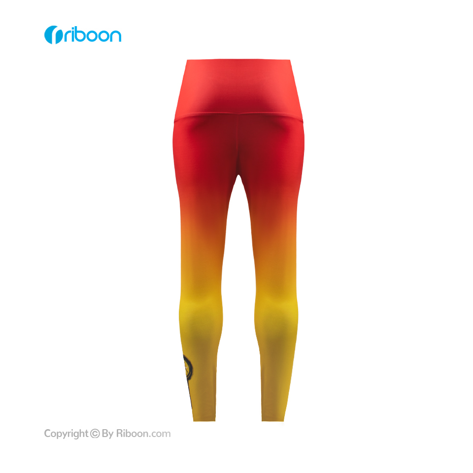 خرید لگ زنانه ورزشی طرح نایکی و نارنجی و زرد 00402099 - ریبون