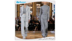 مدلینگ برند ویکتوریا بکهام بهار 2024 ظرح خاکستری