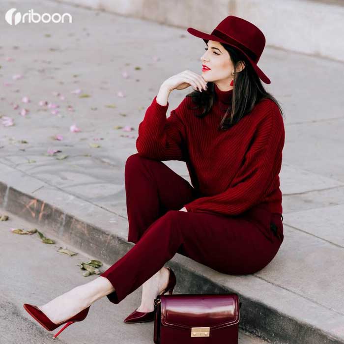 استایل بسیار جذاب مونوکروم در پاییز