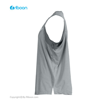 قیمت تاپ آستین حلقه ای مردانه اسپرت پارچه باتیس یقه گرد خاکستری 00304063