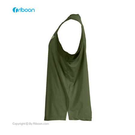 قیمت تاپ آستین حلقه ای مردانه اسپرت پارچه باتیس یقه گرد سبز 00304066