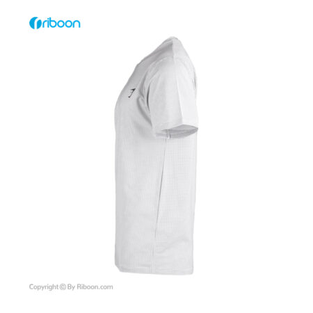قیمت تیشرت مردانه اسپرت پارچه باتیس یقه گرد سفید 00301088