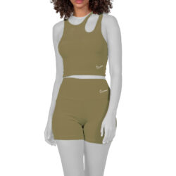 ست نیم تنه و بایکر زنانه نایک کد 406100