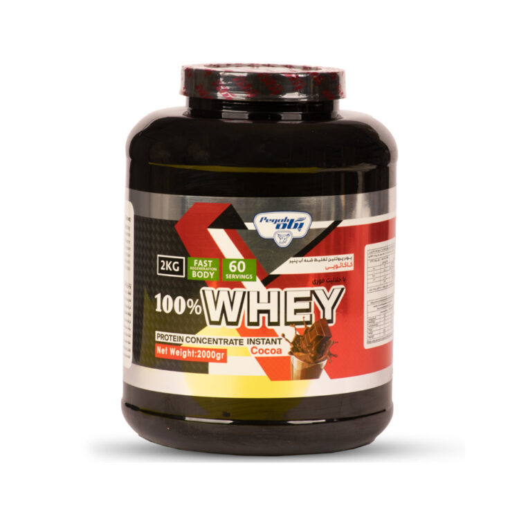 پودر پروتئین وی 100% پگاه با طعم شکلات -2 کیلوگرم