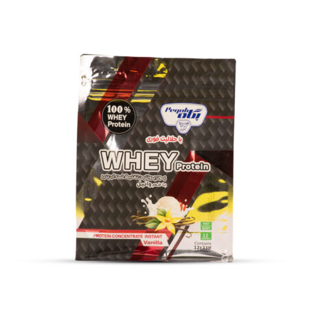 ساشه پروتئین whey پگاه با طعم وانیل 33 گرم بسته 12 عددی