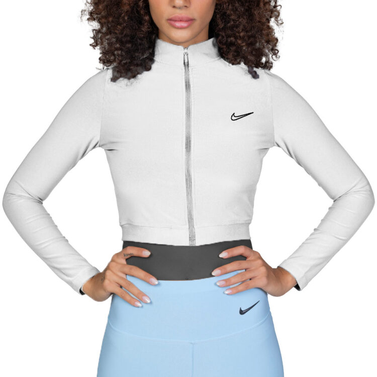 نیمتنه آستین بلند زنانه نایک مدل تمام زیپ کد 405259