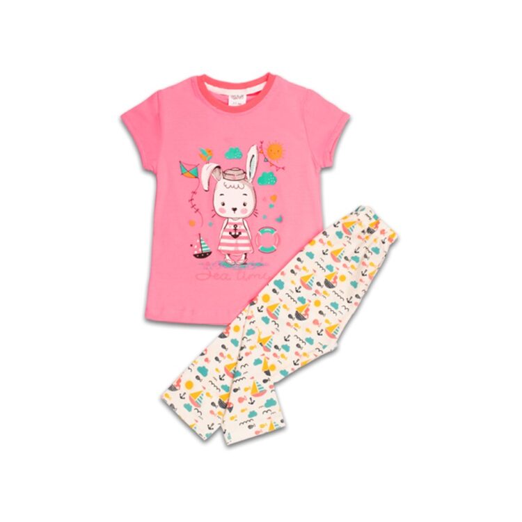 ست تیشرت شلوار دخترانه کد 501037