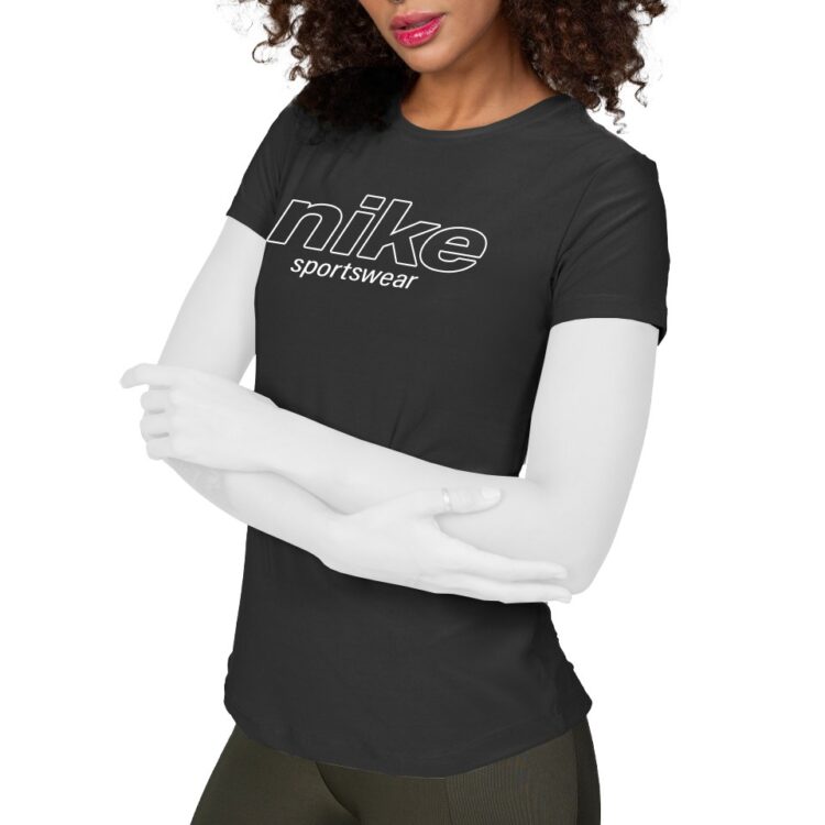 تیشرت ورزشی زنانه مدل خطی کد 401310