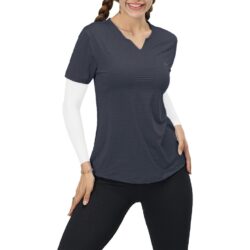 تیشرت ورزشی زنانه مدل یقه دلبری کد 401359