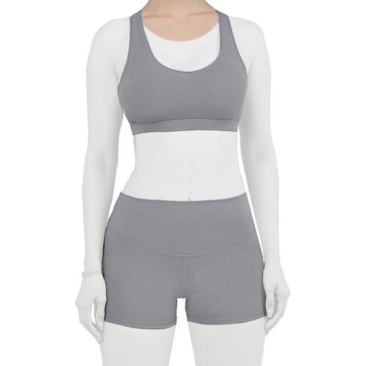 ست نیم تنه و بایکر ورزشی زنانه کد 406150
