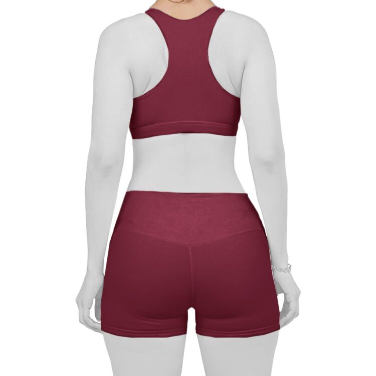 ست نیم تنه و بایکر ورزشی زنانه کد 406154