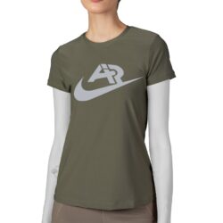 تیشرت ورزشی زنانه نایکی مدل براش خورده کد 401387