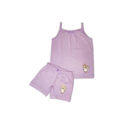 ست تاپ و شورت پادار دختران  پنبه ای کد 501049