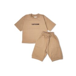 ست تی شرت و شلوارک بچگانه  پنبه ای کد 507013