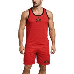 ست  تاپ وشلوارک ورزشی مردانه الو یوگا مدل کوپر کد 302130