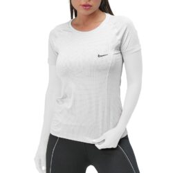 تی شرت ورزشی زنانه مدل برش دار کد 401480