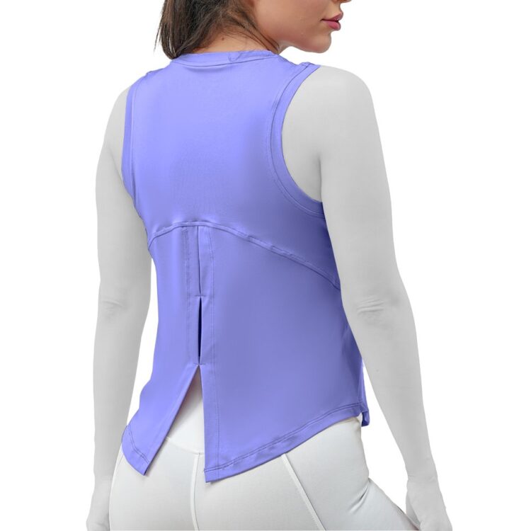 تاپ ورزشی زنانه مدل برش دار کد 404279