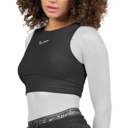 کراپ ورزشی زنانه مدل آستردار کد 405404