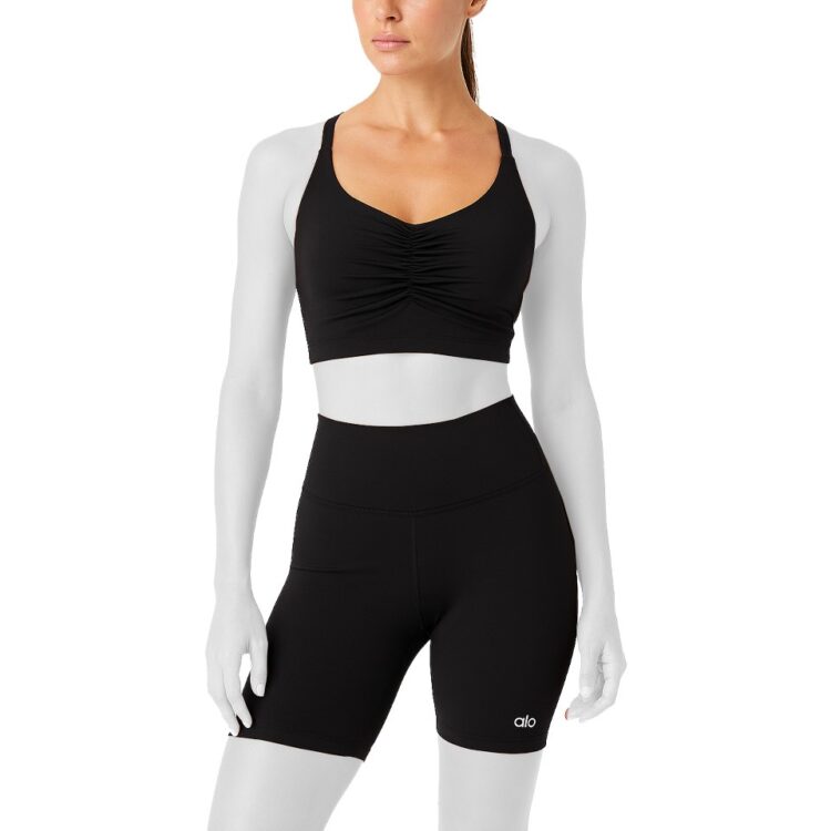 ست نیم تنه و بایکر ورزشی زنانه الو یوگا alo yoga کد 406169