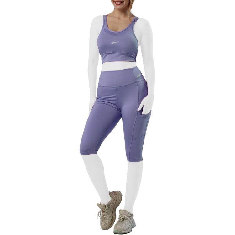 ست  بایکر نیم تنه ورزشی زنانه کد 406181