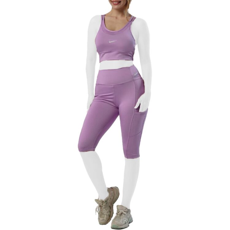 ست  بایکر نیم تنه ورزشی زنانه کد 406182