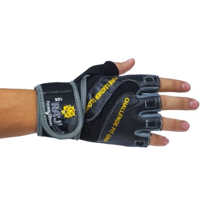 دستکش بدنسازی راج Raj مردانه با کفی چرم طبیعی مدل 105 کد 1304189