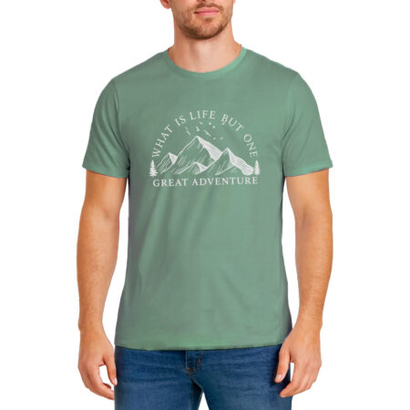 تیشرت بیسیک طبیعت گردی مردانه کد 301247