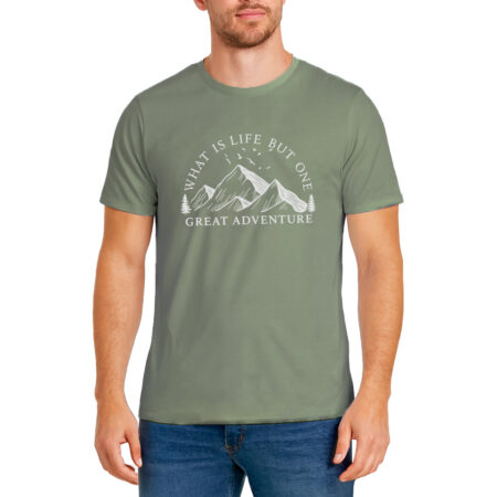 تیشرت بیسیک طبیعت گردی مردانه کد 301248