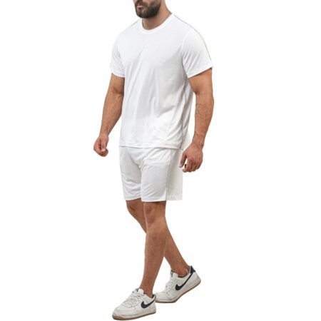 ست تیشرت و شلوارک ورزشی مردانه کد 302132