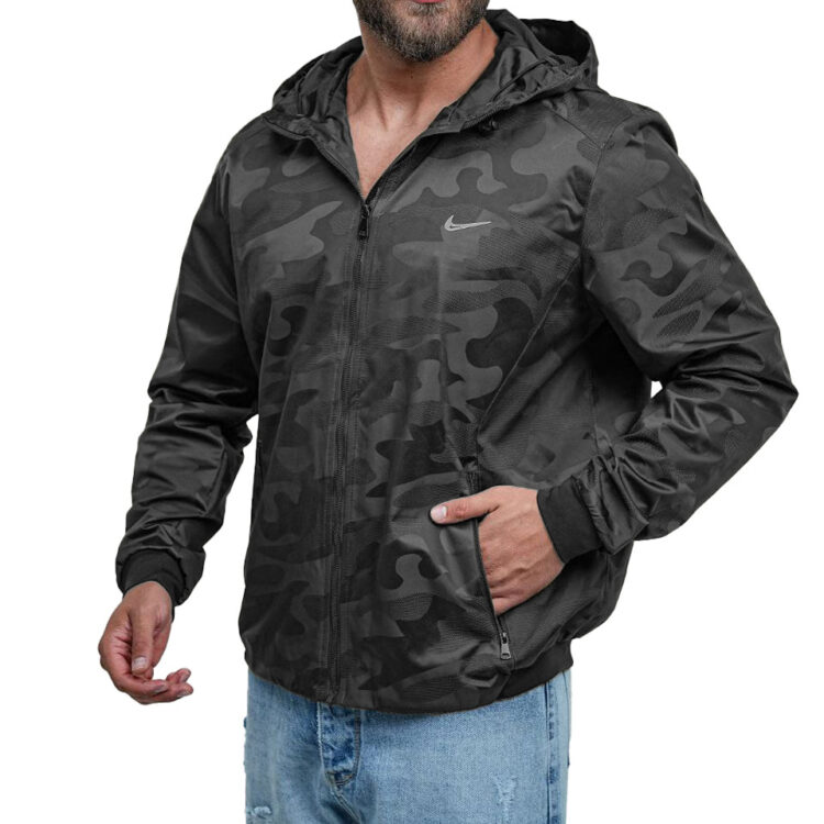 بارانی مردانه مدل کاپشن بادگیر چریکی کد 307043