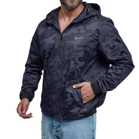 بارانی مردانه مدل کاپشن بادگیر چریکی کد 307044