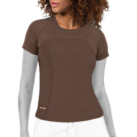 تیشرت ورزشی زنانه مدل برش دار کد 401520