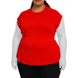 تيشرت سايز بزرگ ورزشی زنانه مدل چاکدار کد 401522