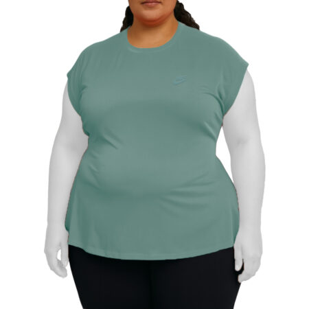 تيشرت سايز بزرگ ورزشی زنانه مدل چاکدار کد 401526