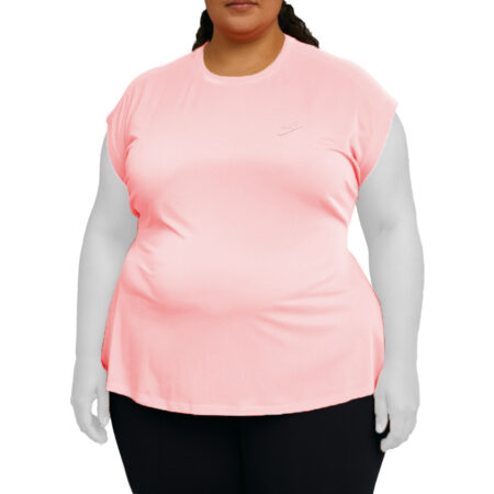 تيشرت سايز بزرگ ورزشی زنانه مدل چاکدار کد 401527