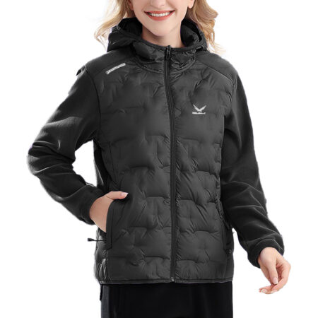 کاپشن ورزشی تک پوش پَر زنانه اسنوهاک SNOW HAWK کد 410005